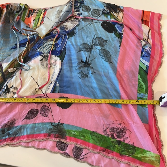 Johnny Was Silk Blouse 👚 - Picture 10 of 10